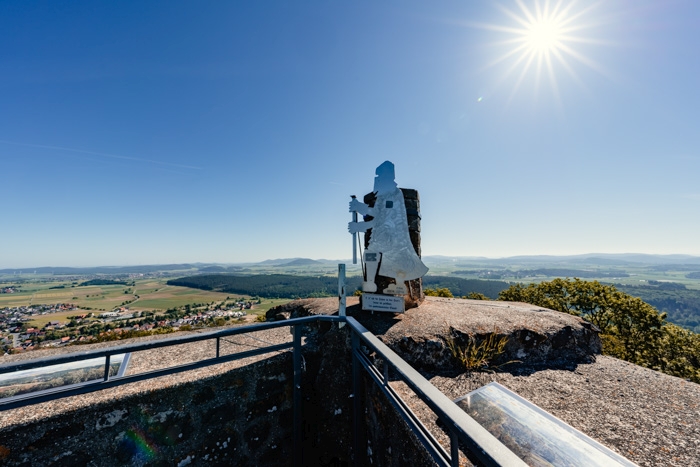 Fernblick ins Waldecker Land von der Weidelsburg