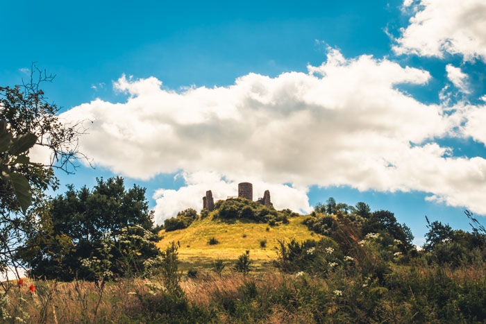 Auf dem Weg zur Ruine